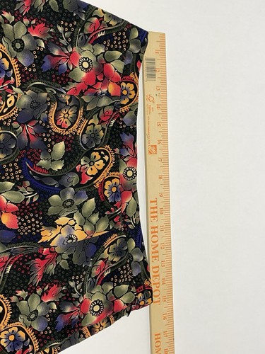 VTG Paisley Floral Midi Skirt Size 12 P 90s Y2K Boho Hippie Cottagecore Retro - Picture 16 of 16
