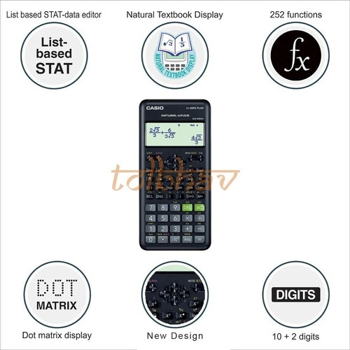 Calculatrice scientifique Casio FX-82ES Plus BK FX82 ES + Fx 82ES neuve scellée dans sa boîte - Photo 2/4