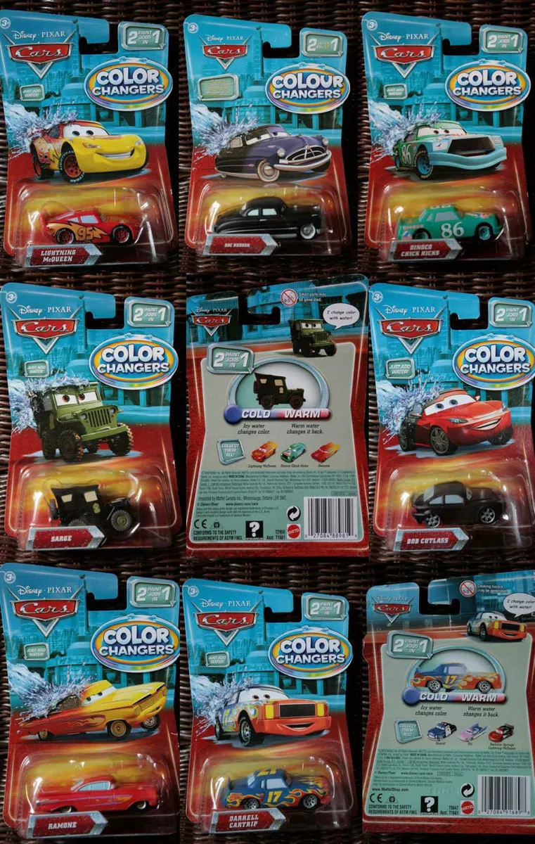Disney cars color changers hot sale