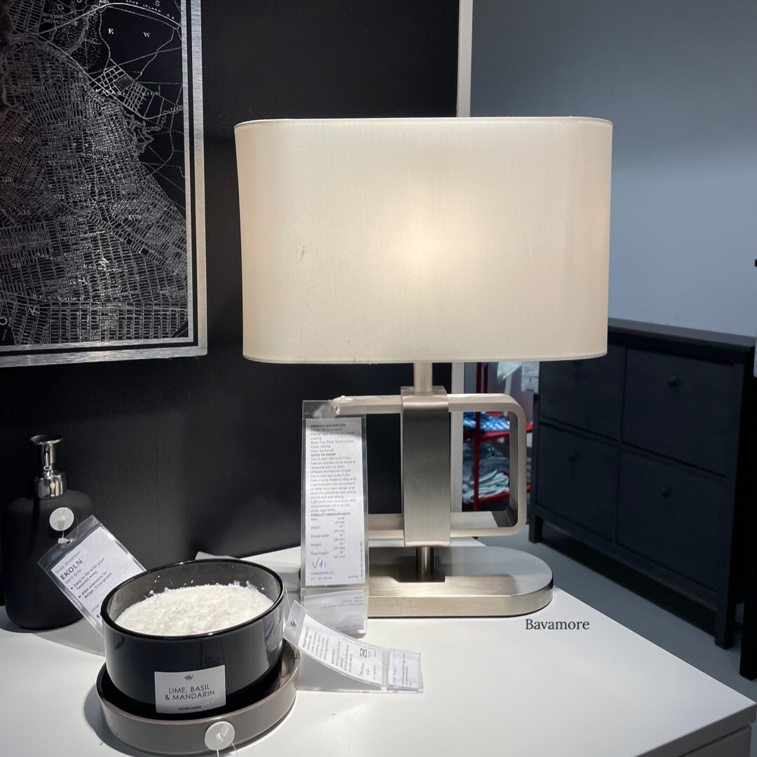 【美品】UPPVIND ウップヴィンド UPPVIND floor lamp, brass plated/white, 59