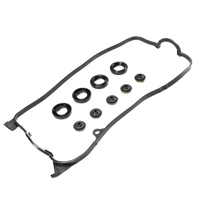 Valve Cover Gasket Set With Spark Plug Seals & Grommets For Honda Civic 01-05 1.7L D17A1 D17A2