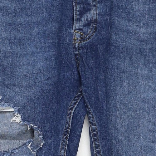 Topman Womens Blue Cotton Blend Skinny Jeans Size W32 L32 - Picture 10 of 10