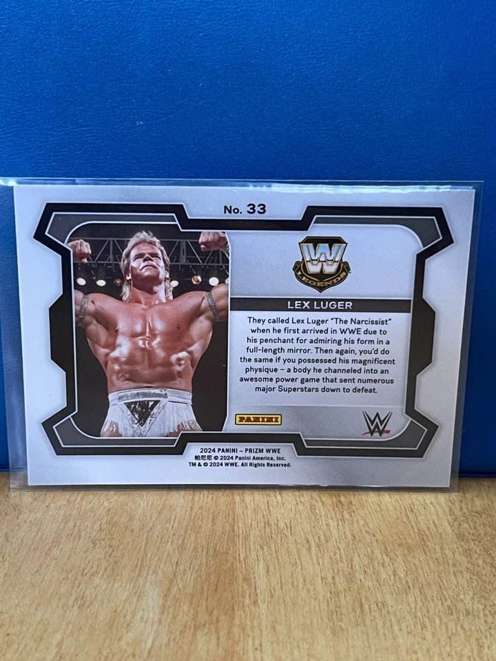 2024 Panini Prizm WWE - #33 Lex Luger - Image 2 of 2