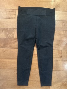 DAISY FUENTES Women's Gray Mid Rise Stretch Leggings w/Elastic Waist - Size XL