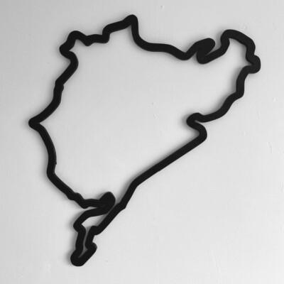 Nürburgring 3D Wandkunst - Nordschleife VOLL - RENNSTRECKE - GT3/DTM/F1/TF