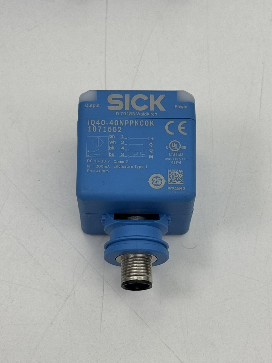 SICK IQ40-40NPPKC0K INDUCTIVE PROXIMITY SENSOR 1071552 | eBay