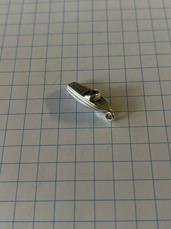PREÇO REDUZIDO Berloque James Avery Lancha 3D Prata Esterlina Frete Grátis - Imagem 3 de 4