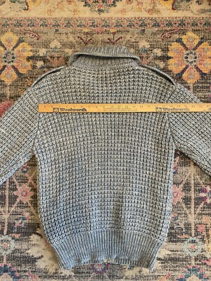 トップス 70's JC Penney Acryl cardigan Vintage 70'S JCPenney acrylic knit cardigan men's L size
