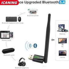 WiFi 6 USB Adapter 900Mbps Bluetooth 5.4 Dual Band 5G Wireless Card Dongle PC