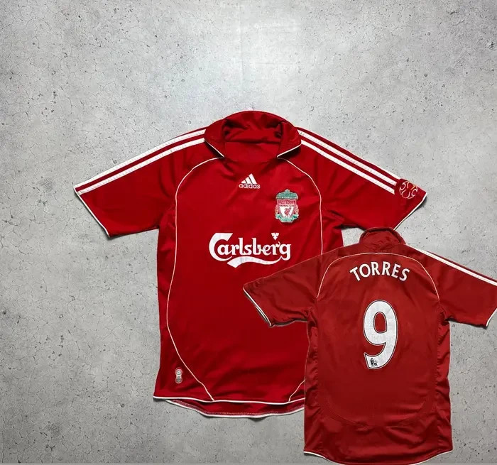 Adidas FC Liverpool 2006/2008 Torres #9 Soccer Jersey | eBay