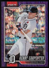 2026 Topps 75  Kerry Carpenter Purple Holo Foil  /250
