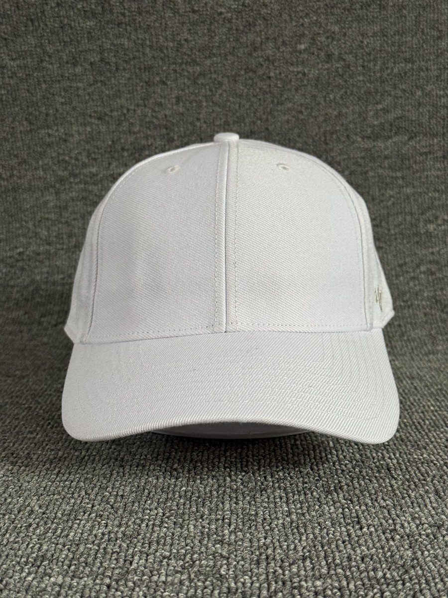 '47 Brand Blank White Dad Hat Strapback Baseball Cap