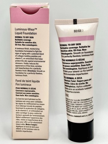 NEW Mary Kay Timewise Luminous Wear Liquid Foundation 1 oz. Beige 7 #038711 - Picture 2 of 6