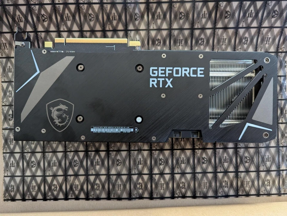 MSI Nvidia GeForce RTX 3070 VENTUS 3X OC 8GB GDDR6 Graphics Card - Image 2 of 4