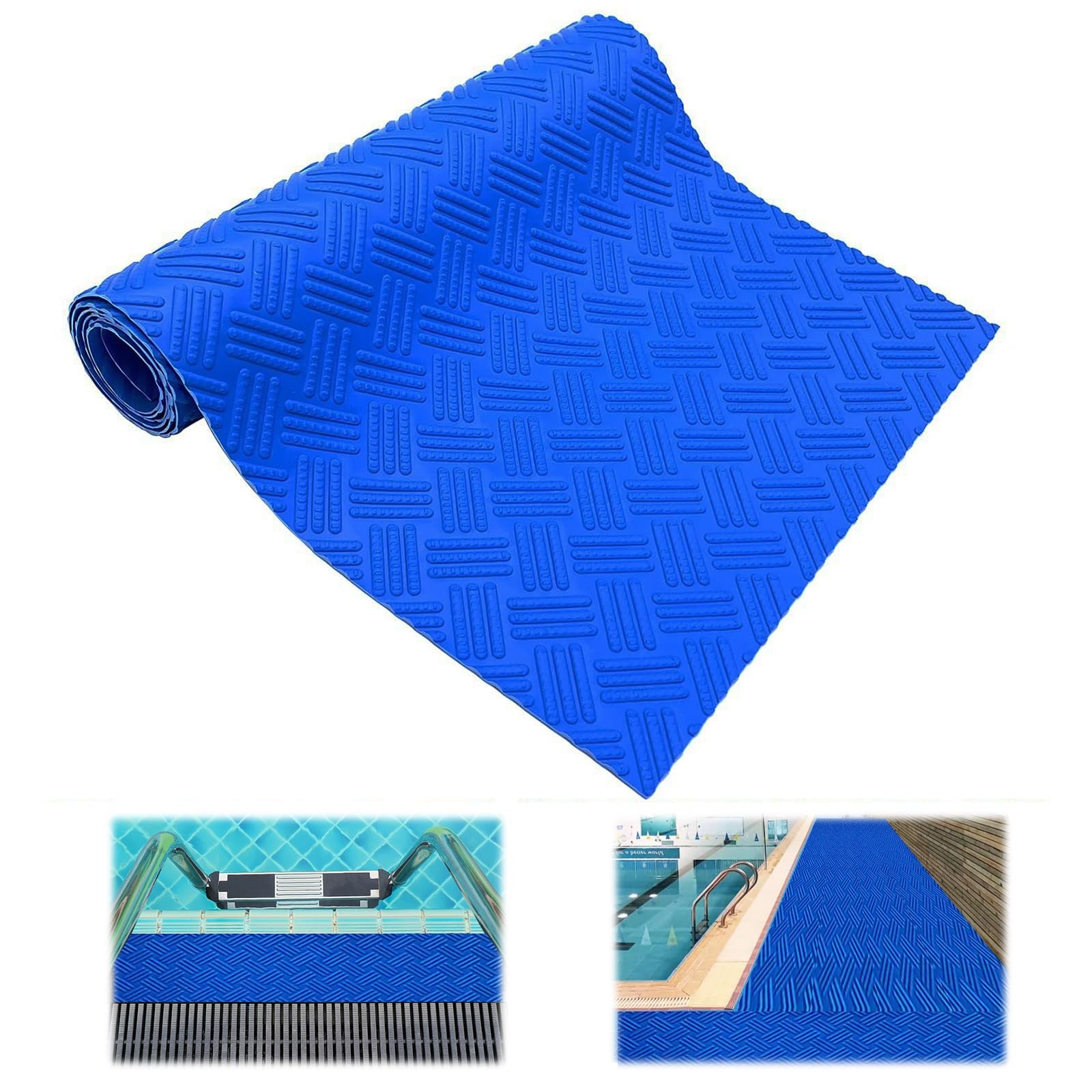 Tappetini per scale da piscina, antiscivolo bordo piscina, Tappetino (D6p)