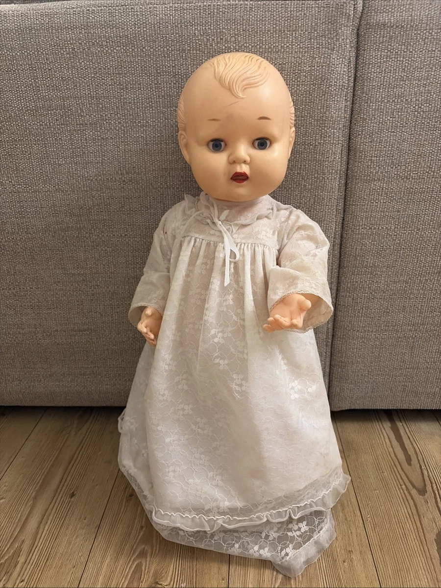 Bébé baigneur poupon jouet enfant musical mécanique vintage made China