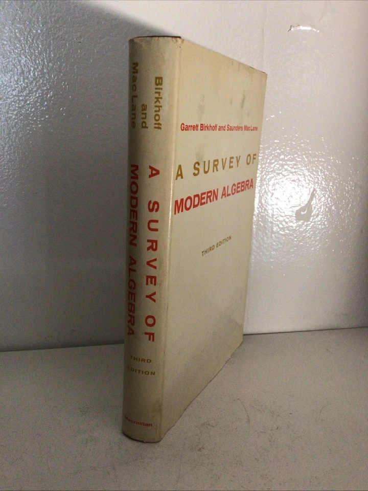 A Brief Survey of Modern Algebra by Birkhoff and Mac Lane (1965) 3rd Ed. 2nd Pri - Image 2 of 3