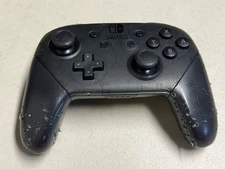 Nintendo Switch Pro Controller Wireless Translucent Black HAC-013 (Dog Bites?)