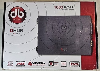 DB Drive OKUR A3 85.4 4 Channel Car Audio Amplifier
