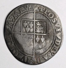 Elizabeth I (1st) Shilling 1s Silver Hammered Coin 2nd Issue 1560 to 1561