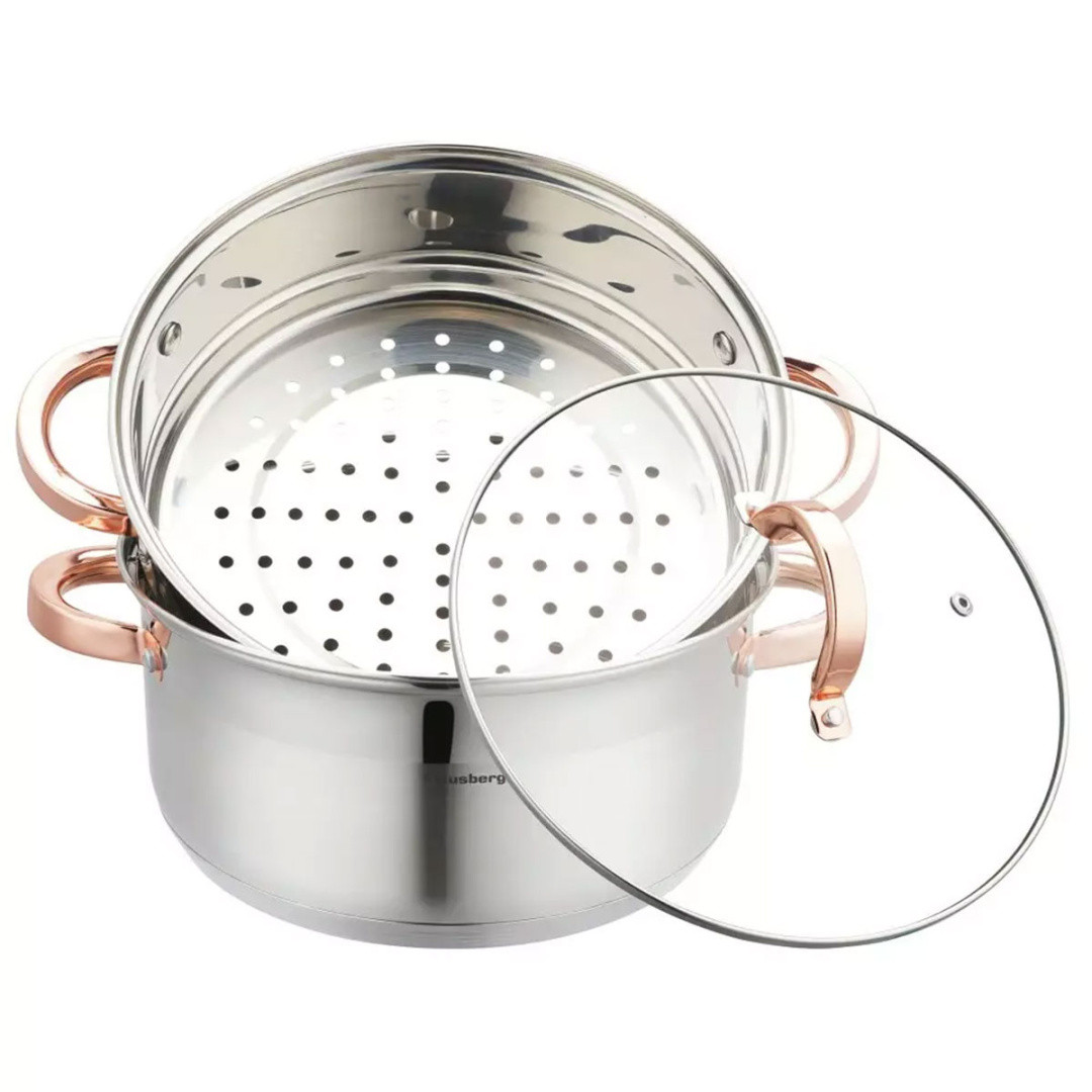 5908287277342 ГАРНЕК НА УЛИЦЕ КЛАУСБЕРГ 3 ЭЛЕМ 24 см KB-7734 ИЗ РОЗОВОГО ЗОЛОТА KLAUSBERG 10190₽