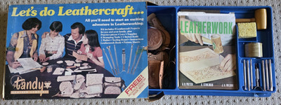 Vintage Tandy Let's do Leathercraft No. 5500 FREE SHIPPING!