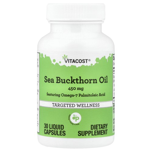 Sea Buckthorn Oil, 450 mg, 30 Liquid Capsules