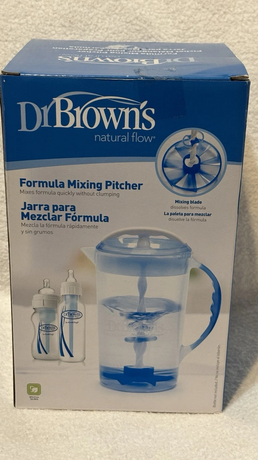 Dr Browns Natural Flow Formula Mixing Pitcher for Baby Bottles 1 Count Pack