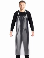 Unisex Heavy Duty Transparent PVC Waterproof Apron for Washing Dishes Kitchen
