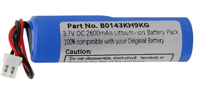 3.7V Rechargeable Li ion Battery JST XH 2.54 Plug For Electronics 2600MAh 1S1P