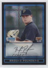 2009 Bowman Draft Prospects Chrome X-Fractor 14/199 Brooks Pounders #BDPP11 0af