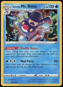 Galarian Mr. Rime SWSH079 Sword & Shield Black Star Promo Holo