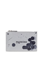 BALENCIAGA Gray Card holder New  Authentic