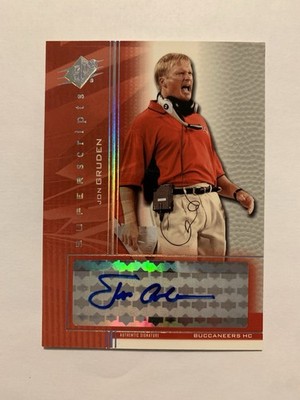 2004 SPx - Super Scripts Jon Gruden #SS-JG (AU, RC)