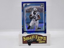 2024 Donruss Optic Blue Hyper Prizm Rated Rookie RC JaTavion Sanders Panthers