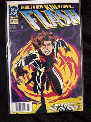 DC Comics Flash #92 July 1994 1st Appearance of Impulse, Bart Allen, Waid