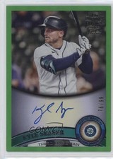 2025 Topps Archives 2011 Fan Favorites Green Foilboard /99 Kyle Seager Auto 3gq