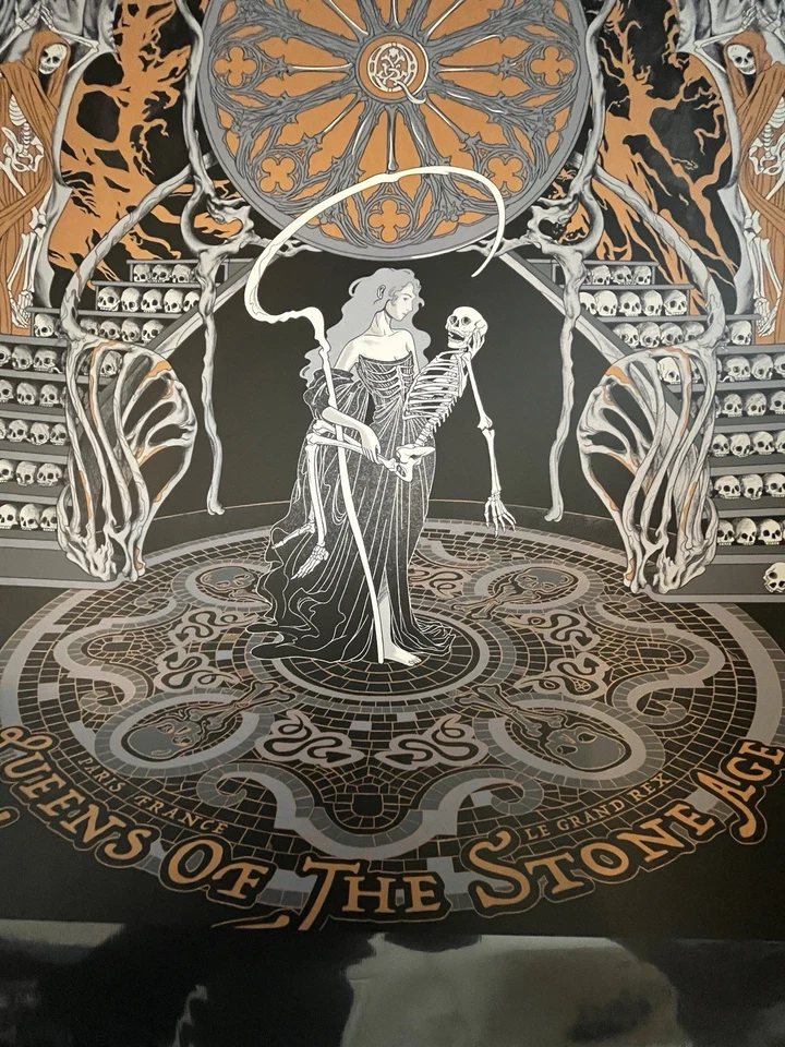 Queens of the Stone Age Le Grand Rex Paris Oct 20 2025 Original Official Poster - Image 3 of 4