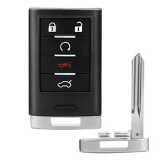 NPAUTO Key Fob Replacement Fits for Cadillac CTS 2008 2009 2010 2011 2012 201...