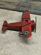 Vintage Marx Tin Toy Airplane Aircraft Toy Q-65