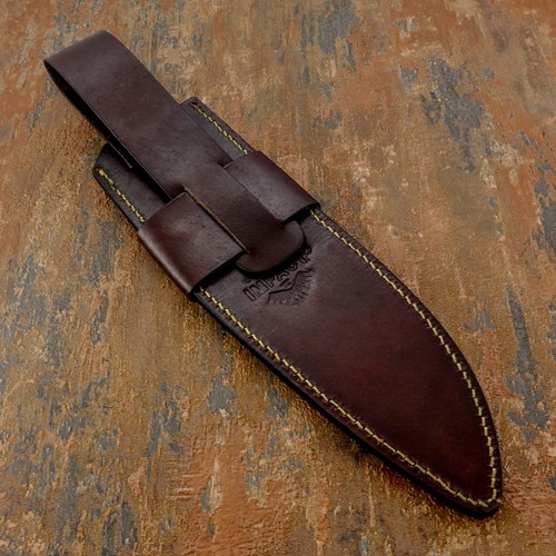 Model # 5347 Handmade Damascus Khukri Kukri Bowie Knife By Impact Cutlery - Picture 12 of 13