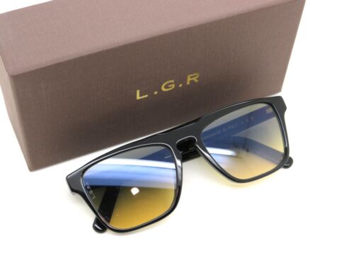 L.G.R LUANDA II 01 Black/Yellow Photochromic 55mm Sunglasses - Picture 3 of 8