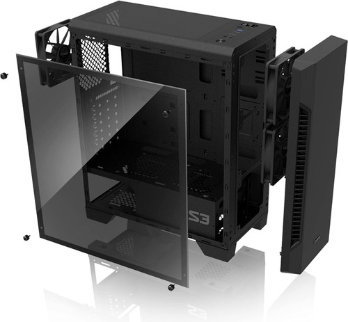 ATX PC Case with Glass Side Panel and USB Connection – Sleek & Functional - Picture 7 of 12