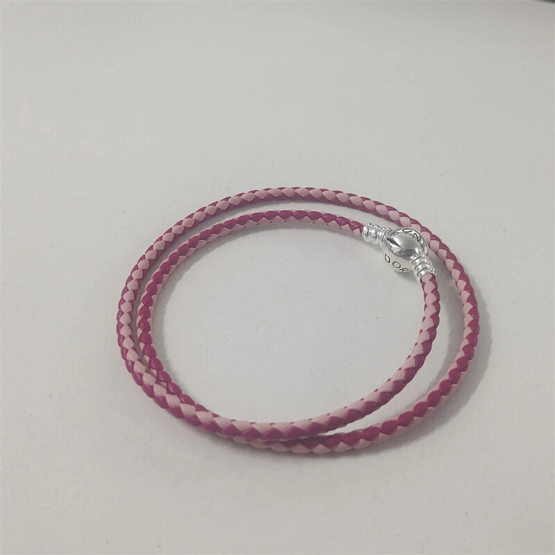 Pandora pink shop leather