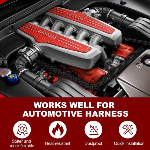 Automotive Wire Loom High Temperature Braided Wire Loom Split-Sleeve Heat Res... - Photo 2/7