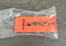 Unopened Braum's Ice Cream and Dairy Store Plastic Advertising Toy Whistle