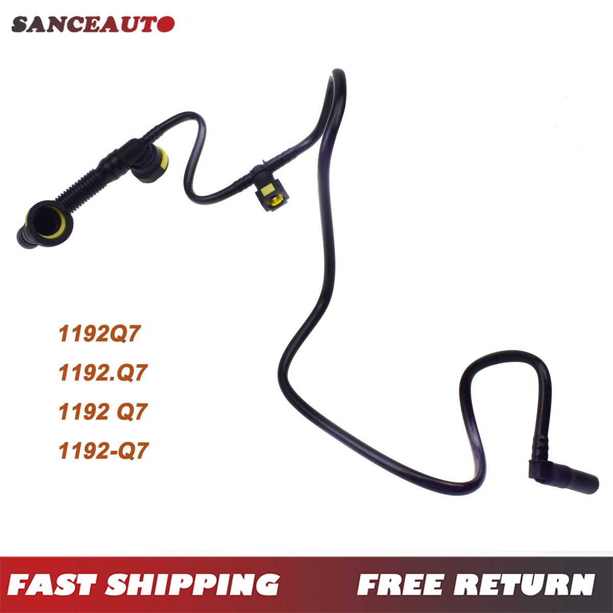 Lua 1192Q7 Crankcase Breather Pipes Hose Assembly for Peugeot