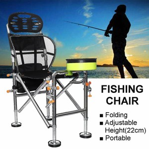 camping chair with fishing rod holder