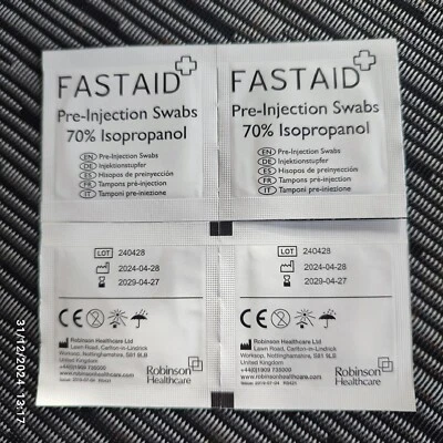 50 x Hearing Aid Cleaning Wipes N H S Spec Fastaid
