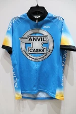 Vintage Moa cycling jersey anvil cases delta sun mocean blue men's size Large
